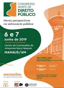 CONGRESSO NORTE DE DIREITO PÚBLICO @ Centro de Convenções do Amazonas Vasco Vasques