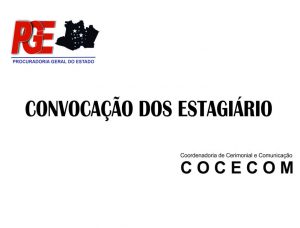 Imagem da notícia - Convocação de Estagiários.