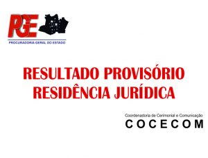 Imagem da notícia - Resultado Provisório do 3° Exame de Residência Jurídica.