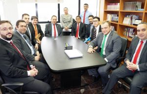 Imagem da notícia - Comitiva da PGE-AM se reúne com a presidência do TJAM