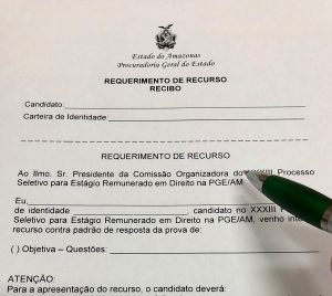 Imagem da notícia - Prazo de interposição de recurso do processo seletivo para estágio em Direito da PGE-AM inicia nesta terça-feira (23/04)