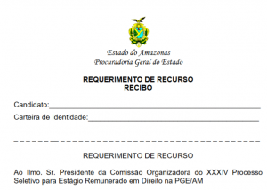 Imagem da notícia - PGE-AM divulga resultado preliminar da prova objetiva do processo seletivo para estágio em Direito e abre prazo para recurso