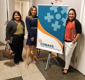 Imagem da notícia - Procuradoras da PGE-AM participam de debate sobre Direito Sanitário no Conselho Nacional de Secretários de Saúde, em Brasília