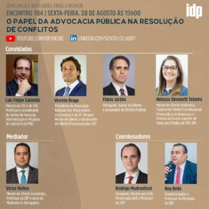 Imagem da notícia - PGE-AM participa de debate nacional sobre o papel da Advocacia Pública na resolução de conflitos